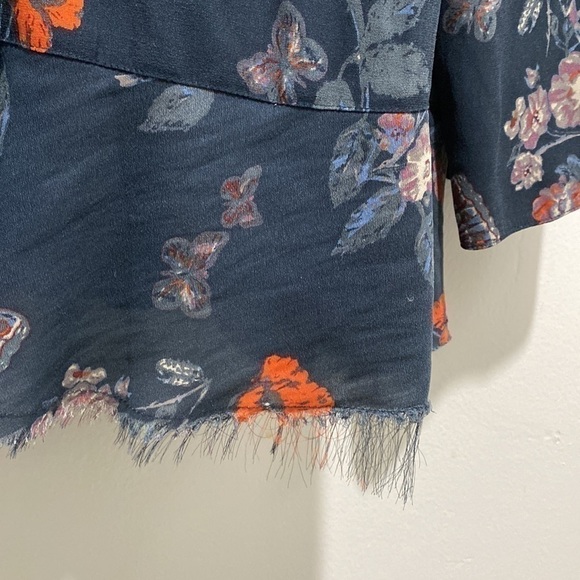 FREE People So Fine pebble crepe smocked tunic Top Small 🌟 - Picture 11 of 11